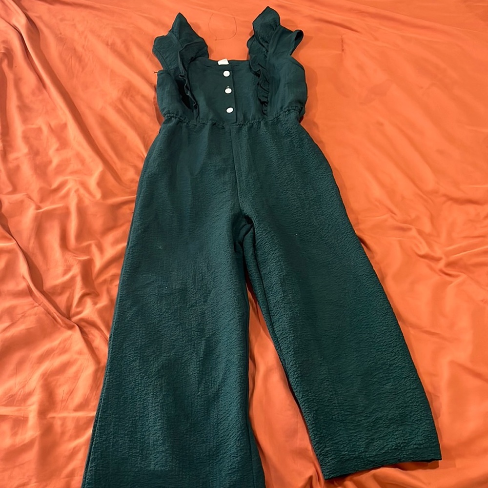 8Y green palazzo for kids